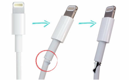 cables rotos de iphone