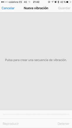 vibraciones personalizadas