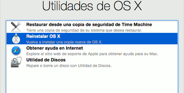 Reinstalar OS X