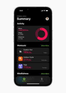 fitness iOS 16