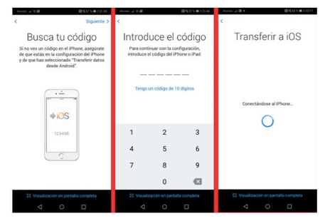Transferir datos de Android a iOS