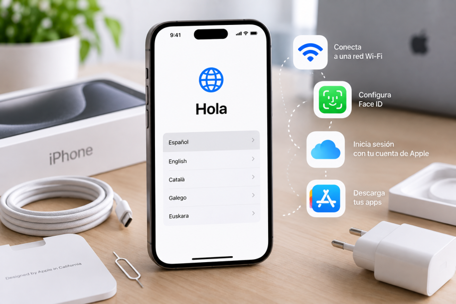 como configurar un iphone